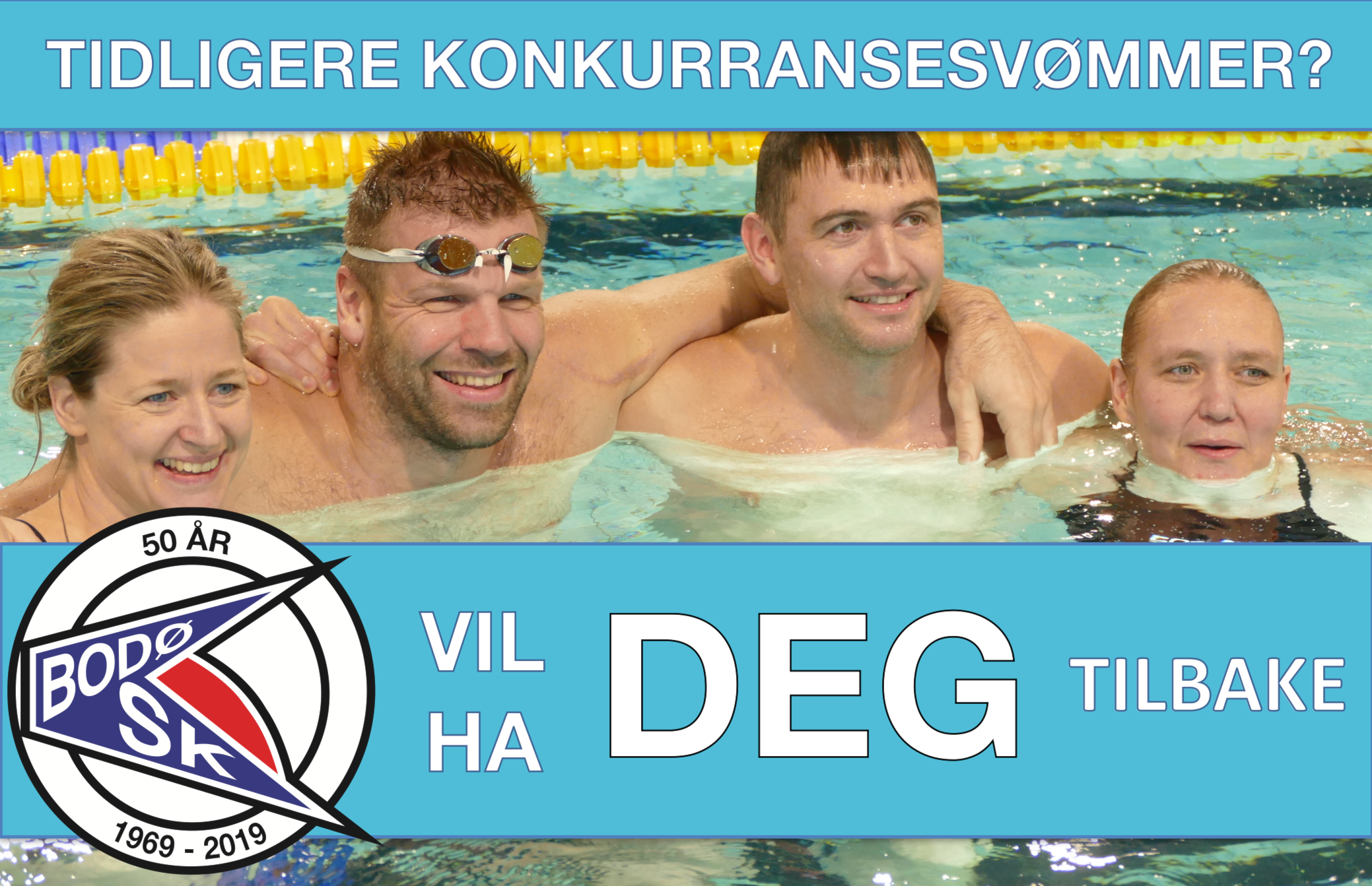 Vi vil ha DEG tilbake i bassenget!